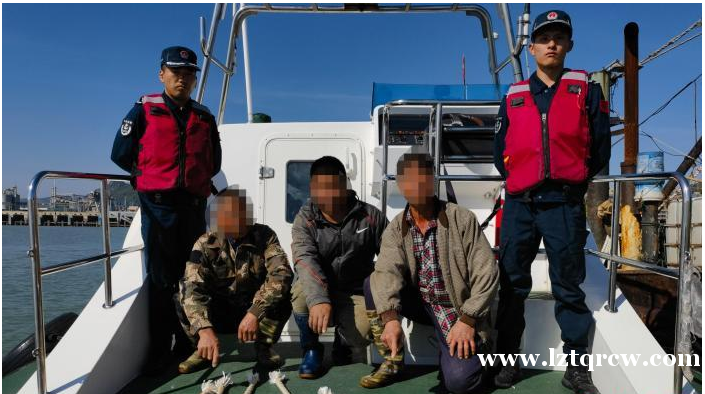 福州海警成功抓获3名暴力抗法渔船人员