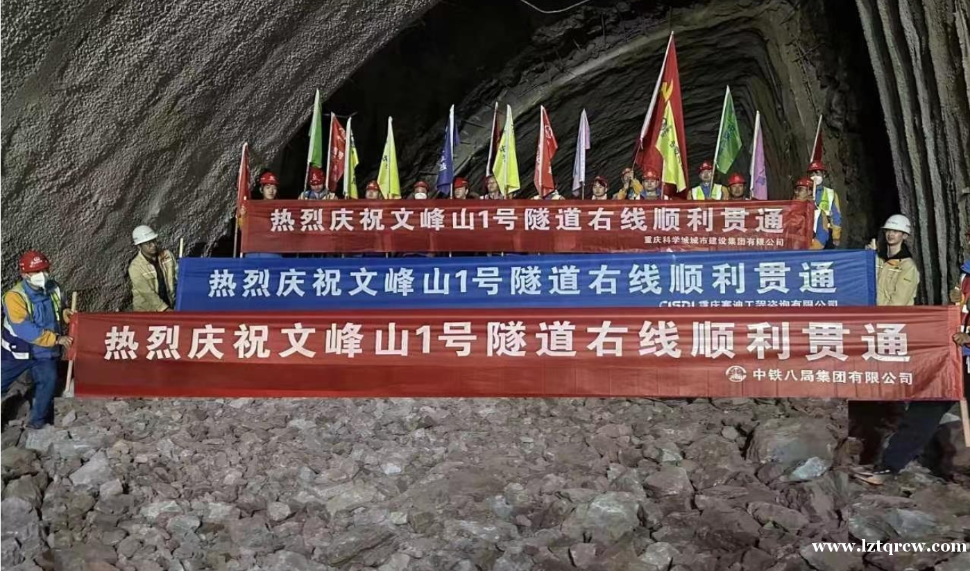 重庆沿山货运通道一期工程全线最长隧道贯通